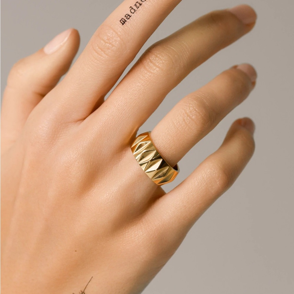 Artizan Joyeria Sz 8 Accordion Ring